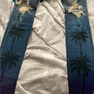 Amiri Jeans “Palm Trees” Size 30